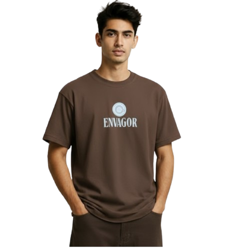 Envagor Classic Brown Graphic T-Shirt