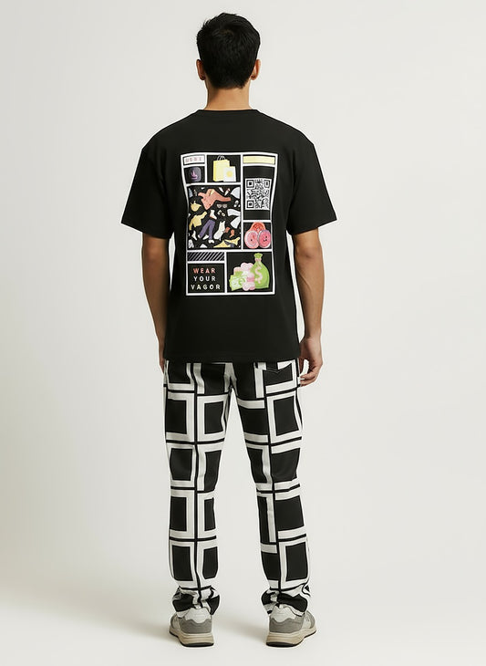 Envagor Classic Black Graphic T-Shirt