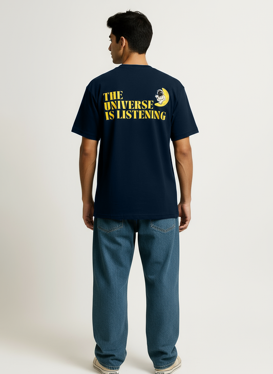 11:11 Astronaut Graphic Navy T-Shirt