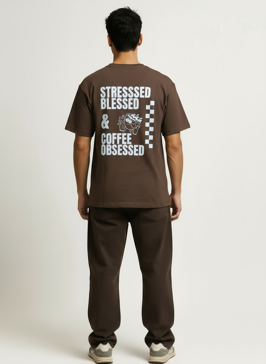 Envagor Classic Brown Graphic T-Shirt