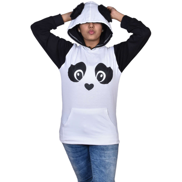 Cute Panda Hoodie for Women - Evilato Online shopping