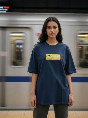 Oversize Tshirt Blue-11:11 Series- Women